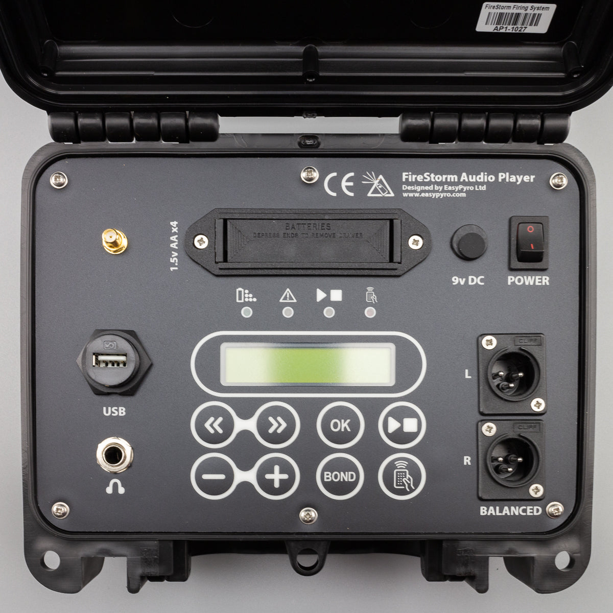 FireStorm Wireless Firing System | AP1 Audio Player